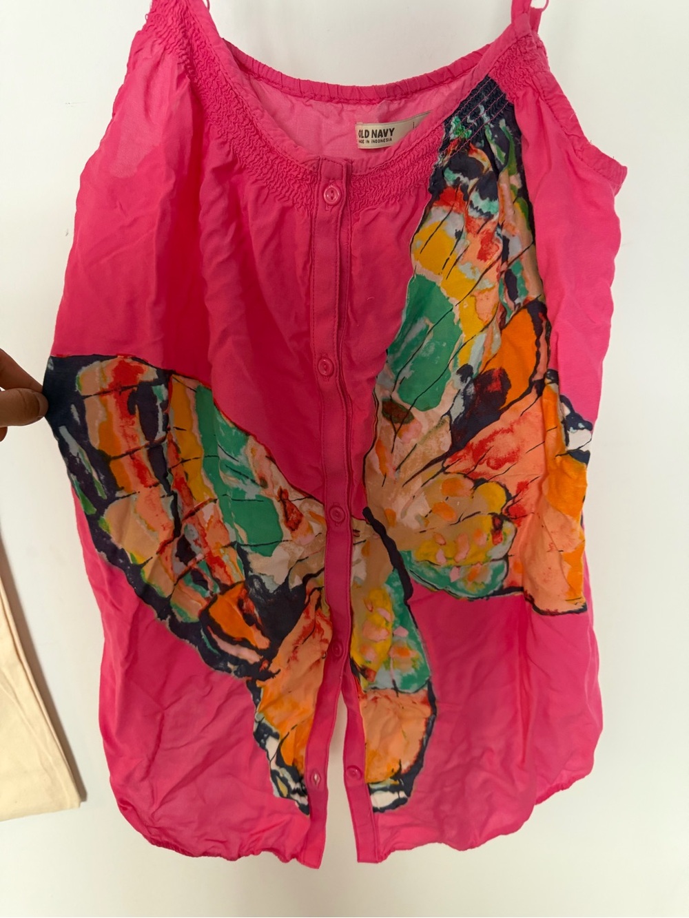 Old Navy Bright Pink Sleeveless Cami